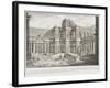 Ancient Forum Surrounded by Porticoes, c.1743-Giovanni Battista Piranesi-Framed Giclee Print