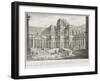 Ancient Forum Surrounded by Porticoes, c.1743-Giovanni Battista Piranesi-Framed Giclee Print