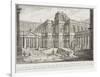 Ancient Forum Surrounded by Porticoes, c.1743-Giovanni Battista Piranesi-Framed Giclee Print