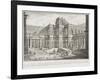 Ancient Forum Surrounded by Porticoes, c.1743-Giovanni Battista Piranesi-Framed Giclee Print