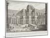 Ancient Forum Surrounded by Porticoes, c.1743-Giovanni Battista Piranesi-Mounted Giclee Print