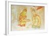 Ancient Frescoes, Sigiriya, UNESCO World Heritage Site, North Central Province, Sri Lanka, Asia-Christian Kober-Framed Photographic Print