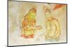 Ancient Frescoes, Sigiriya, UNESCO World Heritage Site, North Central Province, Sri Lanka, Asia-Christian Kober-Mounted Photographic Print