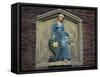 Ancient Frieze of Female Figure, Amsterdam, Netherlands-null-Framed Stretched Canvas