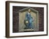 Ancient Frieze of Female Figure, Amsterdam, Netherlands-null-Framed Giclee Print