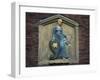 Ancient Frieze of Female Figure, Amsterdam, Netherlands-null-Framed Giclee Print