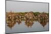 Ancient granaries on an island among mangrove trees, Joal-Fadiouth, Senegal, West Africa, Africa-Godong-Mounted Photographic Print