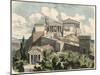 Ancient Greece: Athens, Acropolis - Parthenon,-Heinrich Leutemann-Mounted Giclee Print