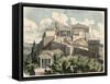 Ancient Greece: Athens, Acropolis - Parthenon,-Heinrich Leutemann-Framed Stretched Canvas