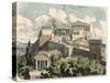 Ancient Greece: Athens, Acropolis - Parthenon,-Heinrich Leutemann-Stretched Canvas