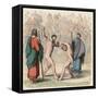 Ancient Greece: Boxers,-Heinrich Leutemann-Framed Stretched Canvas