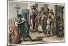 Ancient Greece: Crowning the Olympic winner,-Heinrich Leutemann-Mounted Giclee Print