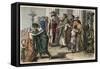 Ancient Greece: Crowning the Olympic winner,-Heinrich Leutemann-Framed Stretched Canvas