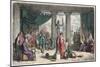 Ancient Greece: Dynasty of Kings, Royal Household,-Heinrich Leutemann-Mounted Giclee Print