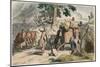 Ancient Greece: Life in the country,-Heinrich Leutemann-Mounted Giclee Print
