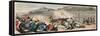 Ancient Greece: Olympic Games - Fourhorse carriage racing in the Hippodrome,-Heinrich Leutemann-Framed Stretched Canvas