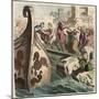 Ancient Greece: Sea Travel, Pirates,-Heinrich Leutemann-Mounted Giclee Print