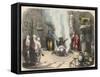 Ancient Greece: Shrine to Apollo: The Oracle at Delphi,-Heinrich Leutemann-Framed Stretched Canvas