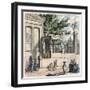 Ancient Greece: The holy olive tree at the castle (Acropolis) in Athen,-Heinrich Leutemann-Framed Giclee Print