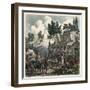 Ancient Greece: The Way to Olympia at Olympic Games Time,-Heinrich Leutemann-Framed Giclee Print