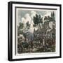 Ancient Greece: The Way to Olympia at Olympic Games Time,-Heinrich Leutemann-Framed Giclee Print