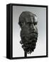 Ancient Greek Bronze Head of an Old Man with Long Beard (Philosopher of Porticello)-null-Framed Stretched Canvas