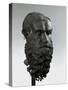 Ancient Greek Bronze Head of an Old Man with Long Beard (Philosopher of Porticello)-null-Stretched Canvas