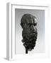 Ancient Greek Bronze Head of an Old Man with Long Beard (Philosopher of Porticello)-null-Framed Photographic Print