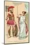 Ancient Greek Costumes-null-Mounted Giclee Print