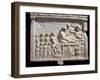 Ancient Greek Marble Relief Depicting a Banquet-null-Framed Photographic Print