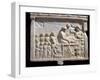 Ancient Greek Marble Relief Depicting a Banquet-null-Framed Photographic Print