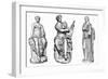 Ancient Greek Muses of Music and Dance-null-Framed Giclee Print