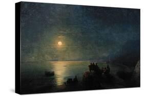 Ancient Greek Poets by the Water's Edge in the Moonlight, 1886-Ivan Konstantinovich Aivazovsky-Stretched Canvas