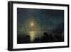 Ancient Greek Poets by the Water's Edge in the Moonlight, 1886-Ivan Konstantinovich Aivazovsky-Framed Premium Giclee Print