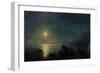 Ancient Greek Poets by the Water's Edge in the Moonlight, 1886-Ivan Konstantinovich Aivazovsky-Framed Premium Giclee Print