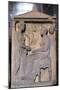 Ancient Greek Relief Showing Friends Greeting Each Other-null-Mounted Photographic Print