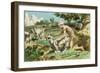 Ancient Greek Sodomising a Goat, plate XVII from 'De Figuris Veneris' by F.K. Forberg, pub. 1900-Edouard-henri Avril-Framed Giclee Print