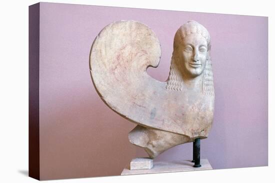 Ancient Greek Sphinx Sculpture-Chris Hellier-Stretched Canvas