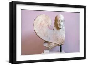 Ancient Greek Sphinx Sculpture-Chris Hellier-Framed Photographic Print
