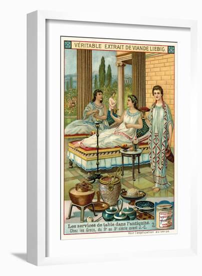 Ancient Greek Tableware, 9th-3rd Century BC-null-Framed Giclee Print