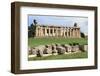 Ancient Greek Temple of Paestum-mary416-Framed Photographic Print