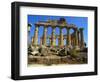 Ancient Greek Temple, Selinunte, Sicily-Michael Newton-Framed Photographic Print