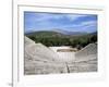 Ancient Greek Theatre, Epidaurus, Unesco World Heritage Site, Peloponnese, Greece, Europe-Oliviero Olivieri-Framed Photographic Print