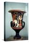 Ancient Greek Vase with Red Figure Decoration, Including a Female Dancer, 5th Century BC-null-Stretched Canvas