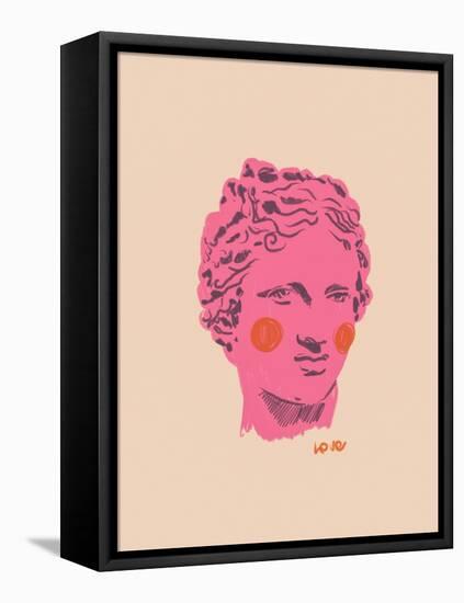 Ancient Head-Gigi Rosado-Framed Stretched Canvas