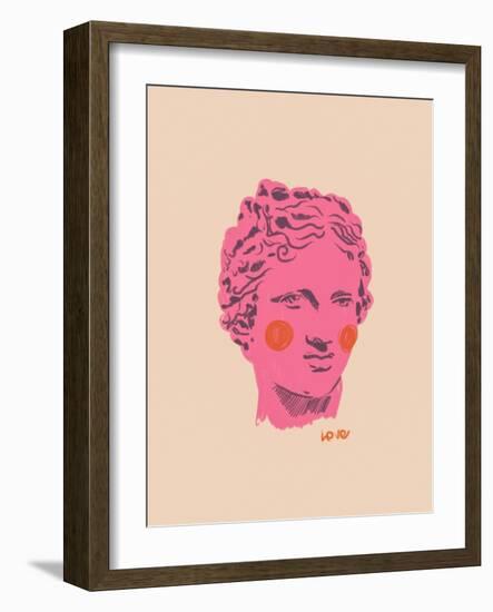 Ancient Head-Gigi Rosado-Framed Giclee Print