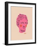 Ancient Head-Gigi Rosado-Framed Giclee Print