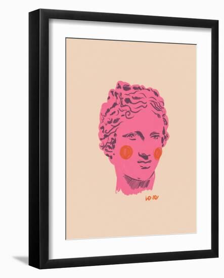 Ancient Head-Gigi Rosado-Framed Giclee Print