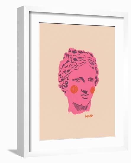 Ancient Head-Gigi Rosado-Framed Giclee Print