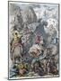 Ancient History. Carthage. Hannibal and his army passing the Alps into Italy-null-Mounted Giclee Print